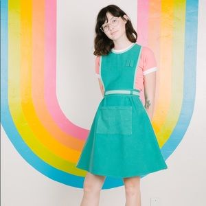 Big Bud Press Shop Girl Dress Seafoam